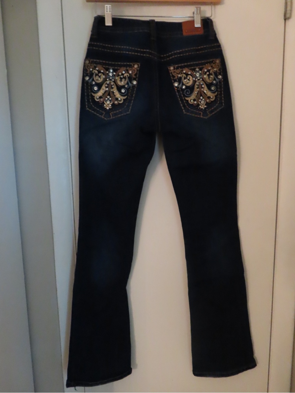 Lavasini Women's Lamasini Embellished Bootcut Jeans